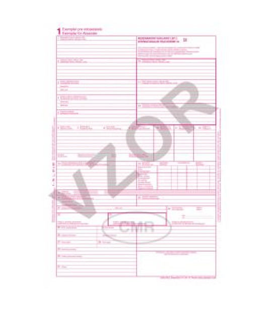 CMR-5 listov, A4, samoprepis, SK/DE, 100 súprav CMR-5 listov, A4, samoprepis, SK/DE, 100 súprav