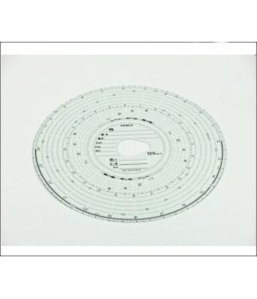 Tachografické kotúče Kienzle 125-24 4KA, 100 ks Tachografické kotúče Kienzle 125-24 4KA, 100 ks