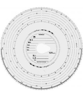 Tachografické kotúče Kienzle 125-24 4B, 100 kusov