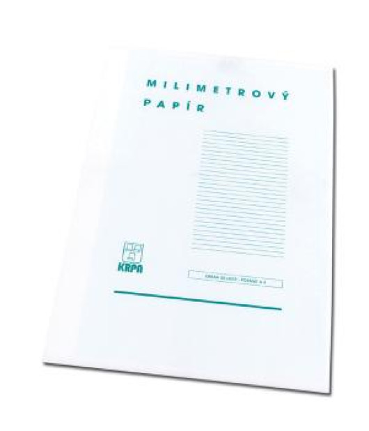 Milimetrový papier A4, bal. 50 ks