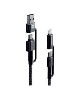 Kábel USB Swissten KEVLAR 4in1